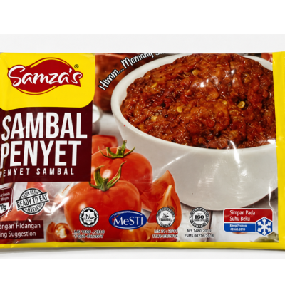 Samza's Sambal Penyet Penyet Sambal 70g (1 Ctn x 24)