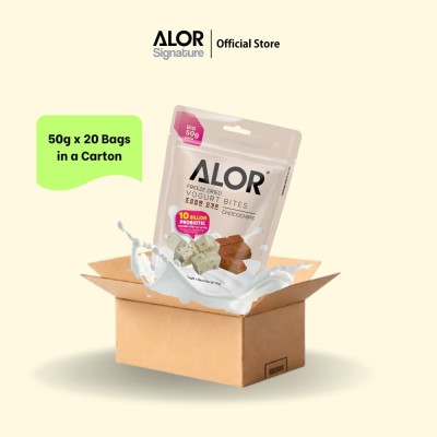 Alor Freeze Dried Yogurt Bites Chocochips (50g x 20 pek)