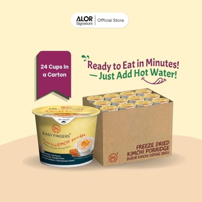 Alor Easy Fingers Freeze Dried Kimchi Porridge (30g x 24 cups)