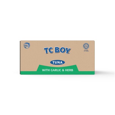 TC BOY Tuna Garlic & Herb, 48x150G