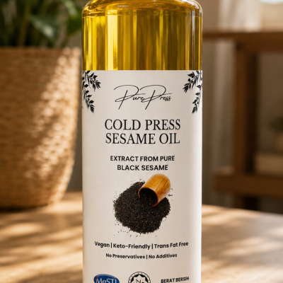 Cold Press Sesame Oil (Gingelly Oil) Crude Sesame Oil
