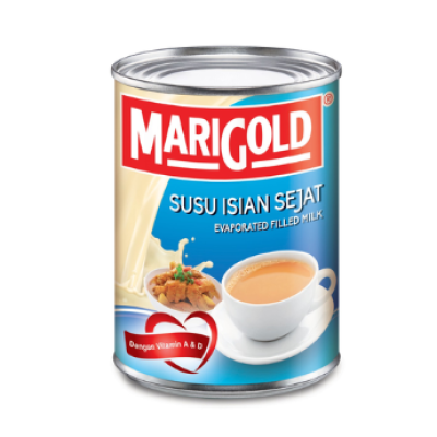 MARIGOLD Evaporated Filled Milk 390g (1CTN X 48UNIT X 390G)