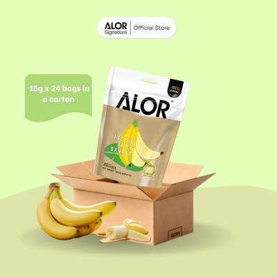 Alor Freeze Dried Fruits Banana (15g x 24 packs)