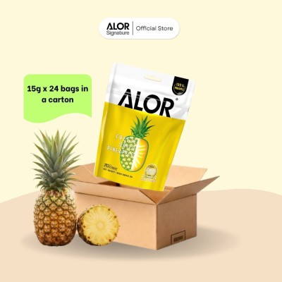 Alor Freeze Dried Fruits Pineapple (15g x 24 packs)