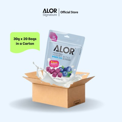 Alor Freeze Dried Yogurt Bites Blueberry (30g x 20 pek)