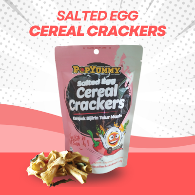 POPYUMMY - Salted Egg Cereal Crackers 1x24 units (54g each unit)