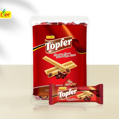 TOPFER Cream Filled Wafer Stick 7g x 40 pcs x 36 bags (Chocolate Flavoured)