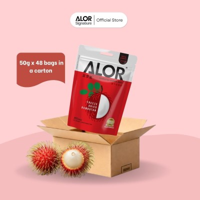 Alor Freeze Dried Fruits Rambutan (50g x 48 packs)
