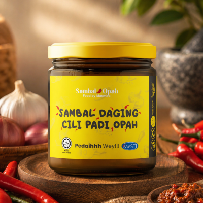 SAMBAL OPAH - SAMBAL DAGING CILI PADI OPAH 150gram