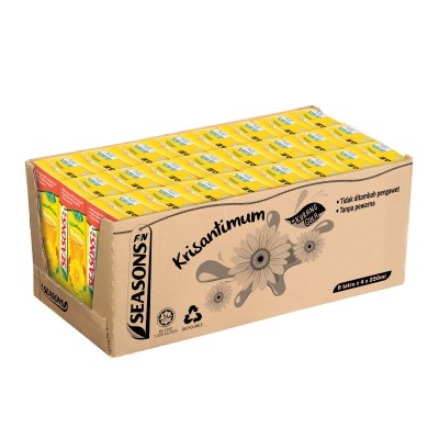SEASONS TEH BUNGA KRISANTIMUM KOTAK (250ML x 24)
