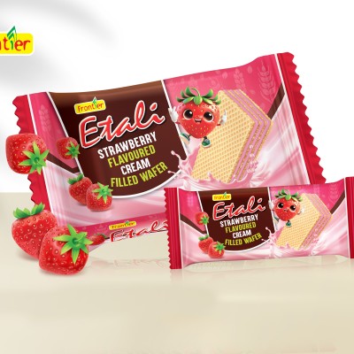 Etali Cream Filled Wafer 162g x 24 packs (Strawberry Flavoured)