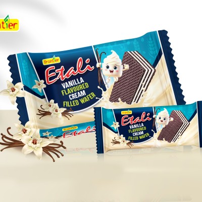 Etali Cream Filled Wafer 162g x 24 packs (Vanilla Flavoured)