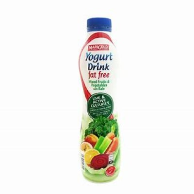 MARIGOLD 0% Fat Yogurt Drink 700g - Mixed Fruit &amp; Veg. with Wheatgrass