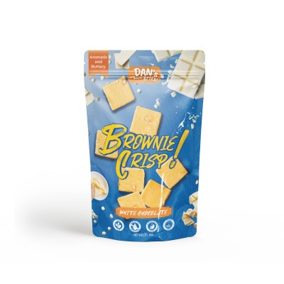 White Chocolate Brownie Crisp 80g (Carton of 20 pcks x 80g)