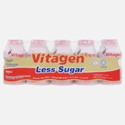 Vitagen Less Sugar - Grape (5 ROW X 5BTL X 125ML)