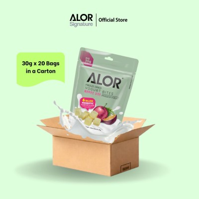 Alor Freeze Dried Yogurt Bites Passion Fruit (30g x 20 pek)