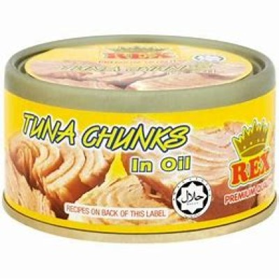 REX TUNA CHUNK IN OIL (1CTN X 48UNIT X 185GM)