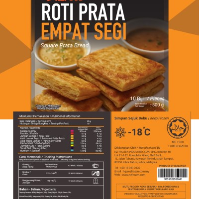 NZ ROTI PARATHA 4 SEGI