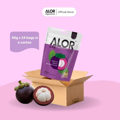 Alor Freeze Dried Fruits Mangosteen (50g x 48 packs)