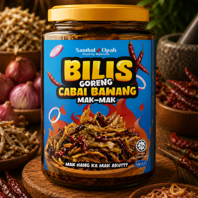 SAMBAL OPAH - BILIS GORENG CABAI BAWANG MAK-MAK 170gram