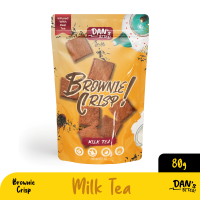 Milk Tea Brownie Crisp 80g (Carton of 20 pcks x 80g)