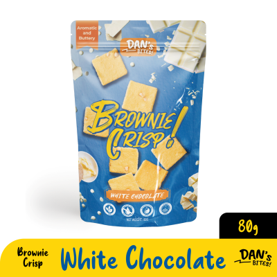 White Chocolate Brownie Crisp 80g (Carton of 20 pcks x 80g)