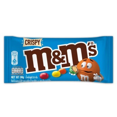 M&M CHOC MILK CRISPY 30GM