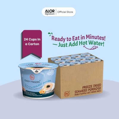 Alor Easy Fingers Freeze Dried Seaweed Porridge (30g x 24 cups)