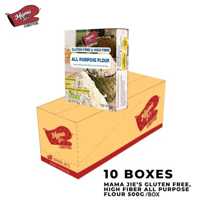 Mama Jie's Gluten Free, High Fiber All Purpose Flour 500g per box