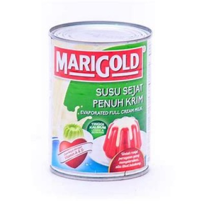 MARIGOLD Evaporated Full Cream Milk 390g (1CTN X 48UNIT X 390G)