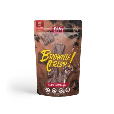 Dark Chocolate Brownie Crisp 80g (Carton of 20 pcks x 80g)