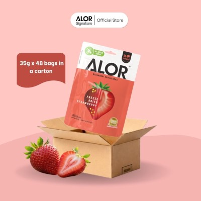 Alor Freeze Dried Fruits Strawberry (35g x 48 packs)
