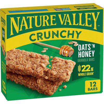NATURE VALLEY HEALTHY BAR OATS & HONEY (12PCS X 5BOX)