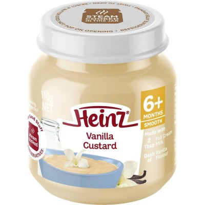 HEINZ BABY MEAL VANILA  CUSTARD ( 110GM X24 )
