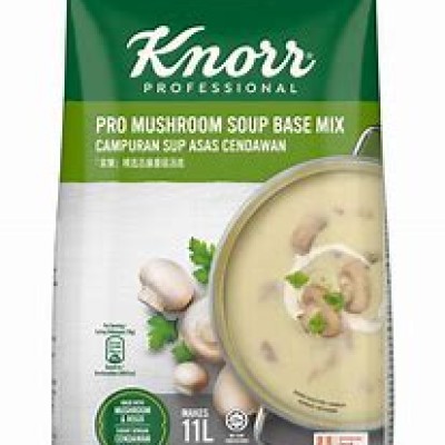 KNORR PROFESSIONAL SOUP CREAM OF MUSHROOM MIX (1CTN X 6UNIT X 1KG)