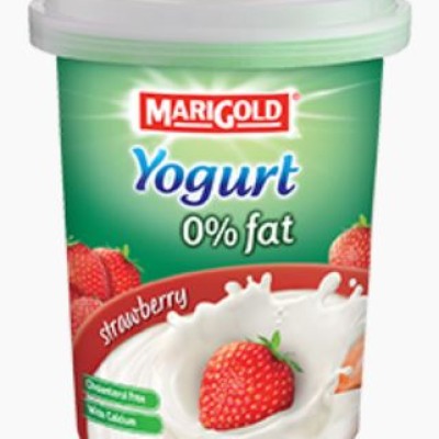 MARIGOLD 0% Fat Yogurt - Strawberry 130g
