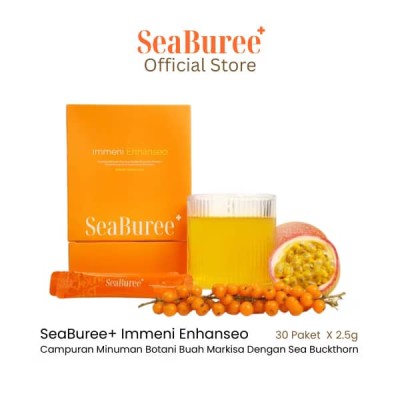 Seaburee Immeni Enhanseo Botanical Beverage Mix of Passion Fruit with Sea Buckthorn