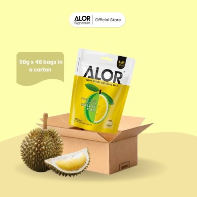 Alor Freeze Dried Fruits Durian Musang King (50g x 48 packs)
