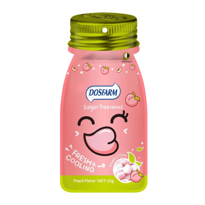 Dosfarm Sugar Free Mint Candy Peach 16g