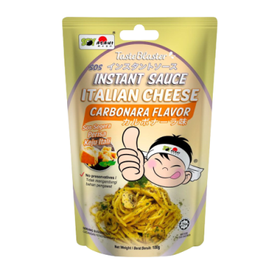 Soy Asahi Instant Sauce Italian Cheese Carbonara Flavor 100g